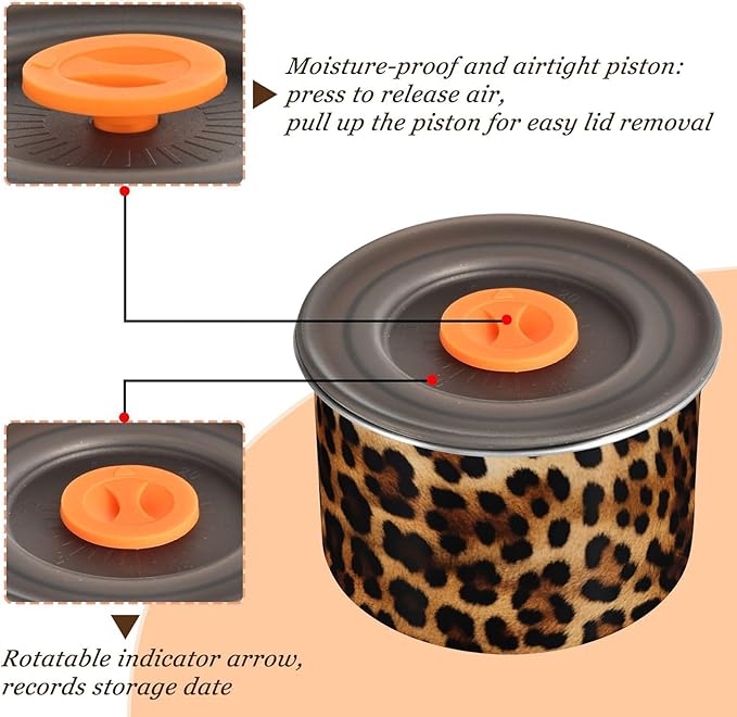 Contenedor hermético ALAZA para café, 900 ml, acero inoxidable miniatura 5