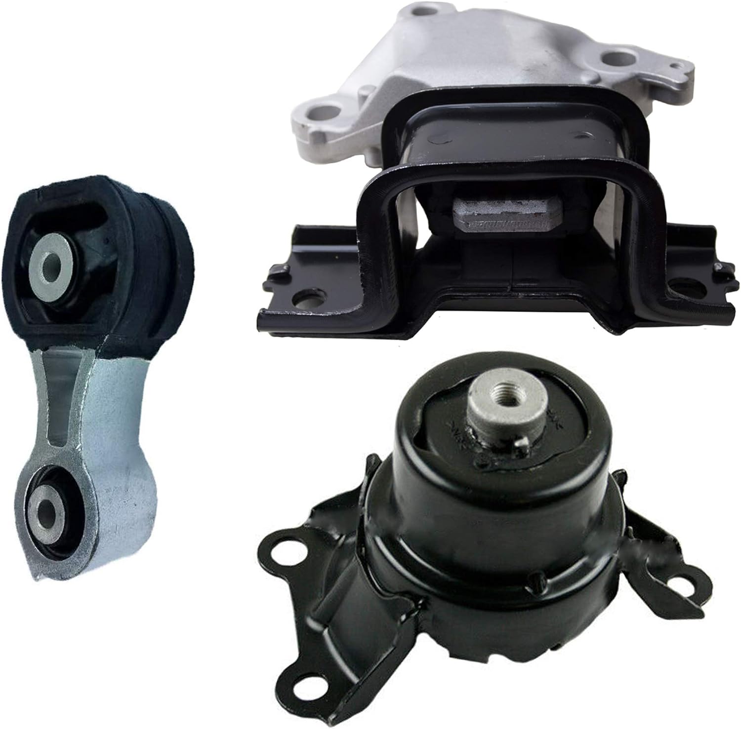 Compatible with 16-20 Honda HR-V 1.8L Lower CVT AWD Engine Motor and Automatic Transmission Mount Set of 3PCS 9948 9946 MK10052 2016 2017 2018 2019 2020
