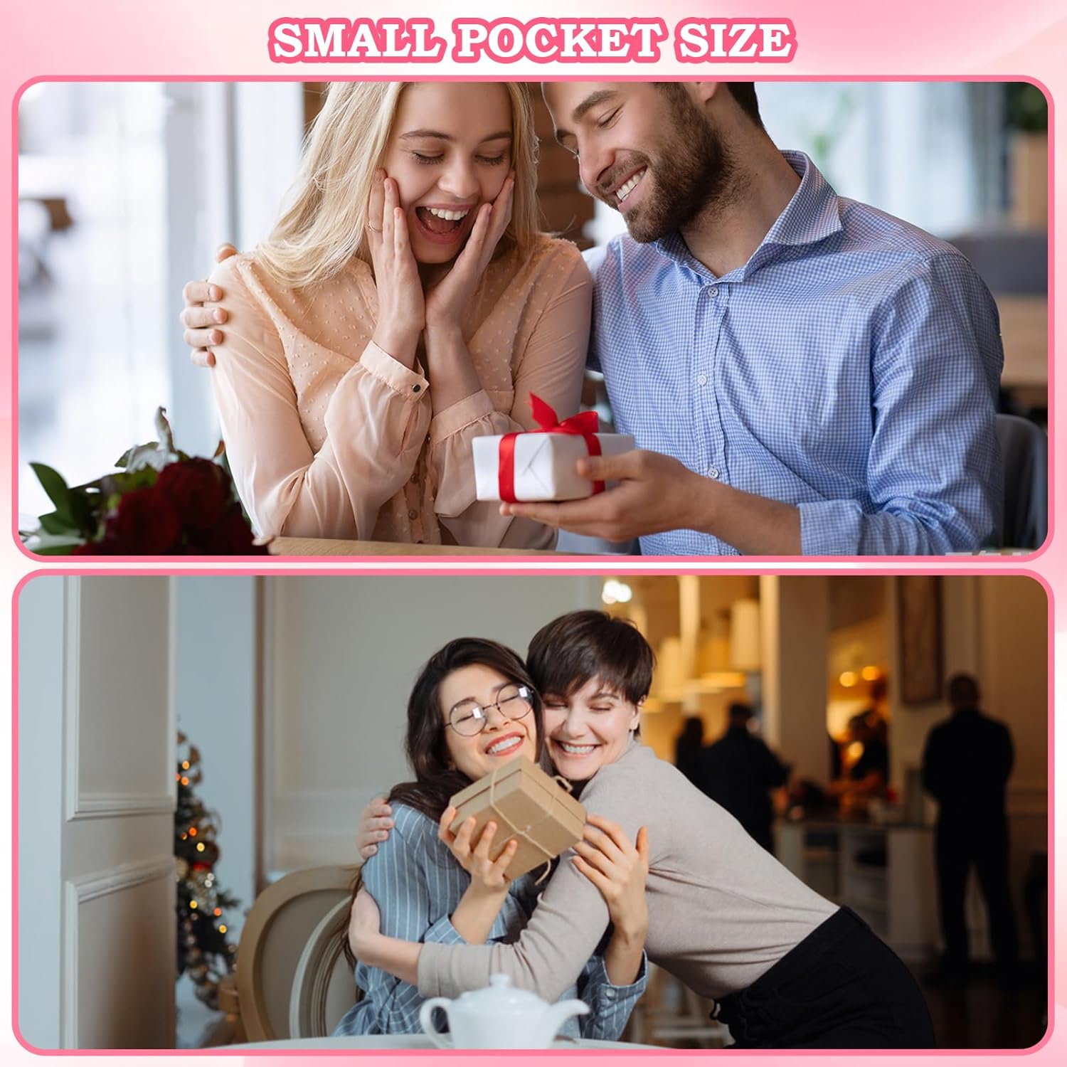 2Pcs Rechargeable Purse Light Handbag Light,2.8" LED Bag Lights for Purse with Automatic Touch Sensor,Heart and Moon Shaped Lamp,Purses Must Haves Accessories,Valentine's Day Gifts for Women,Girls - Image 7