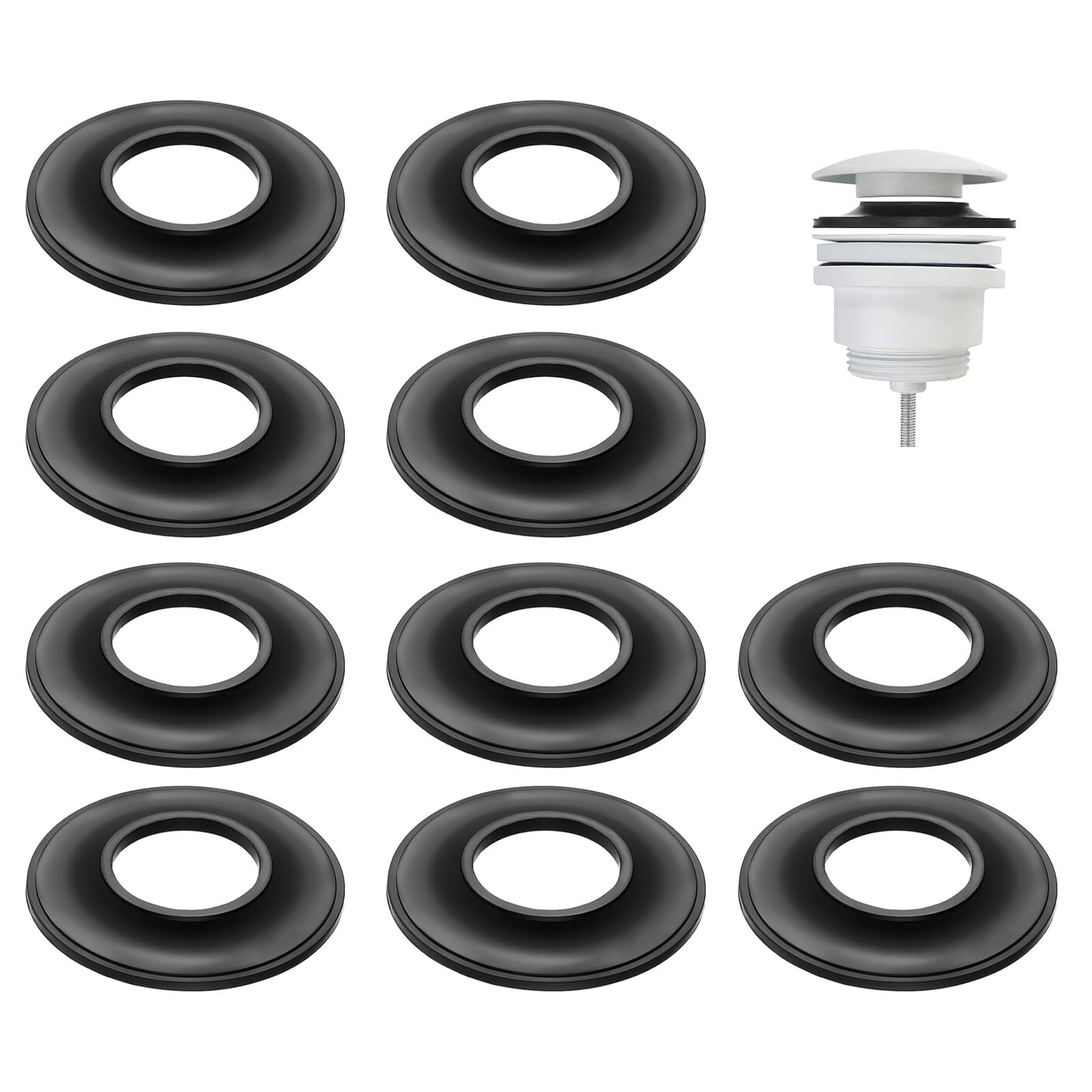 Kaeltsyn Multicolor 10 Pieces Rubber Seal Water Saving Tanks Saves High Washers Simple Installation For Toilet Fill Adapter Seal