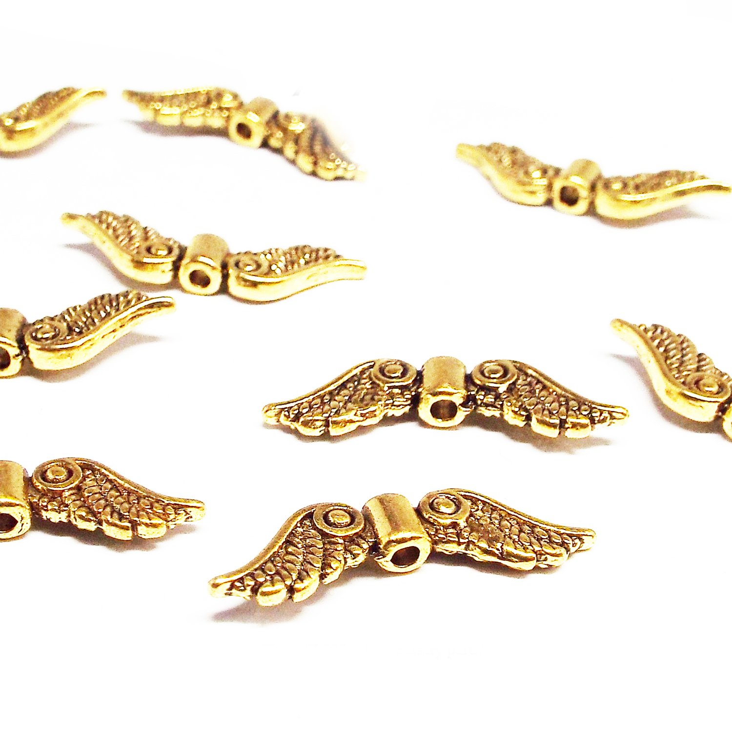 羽衣天女さま専用　Chapado en Laton ゴールド　Harcon Amazon.co.jp: [UNI STONE] 羽 チャーム カン付き ゴールド 22mm