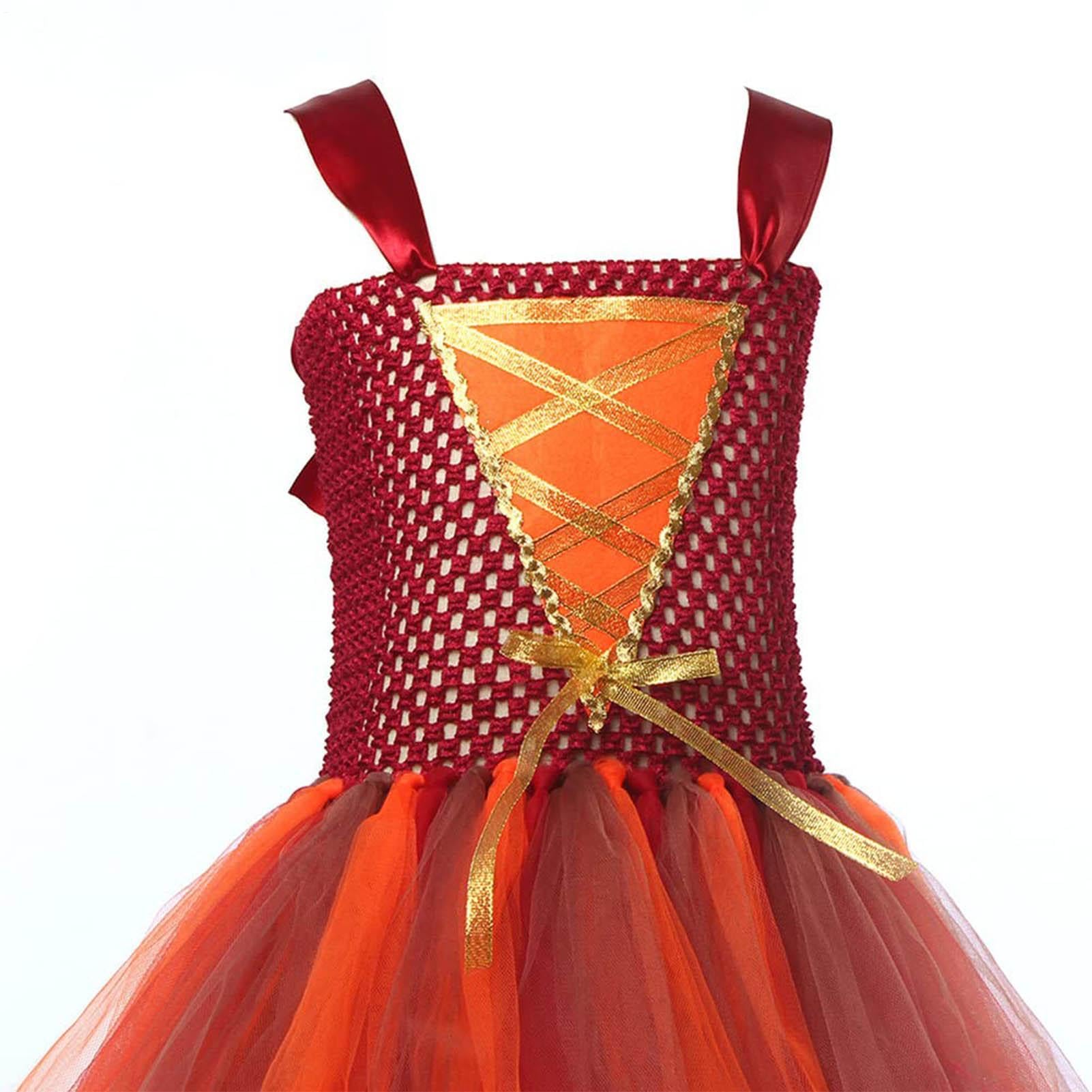 Generico Abito Streghetta per Bambina Costume Cosplay per Ruoli