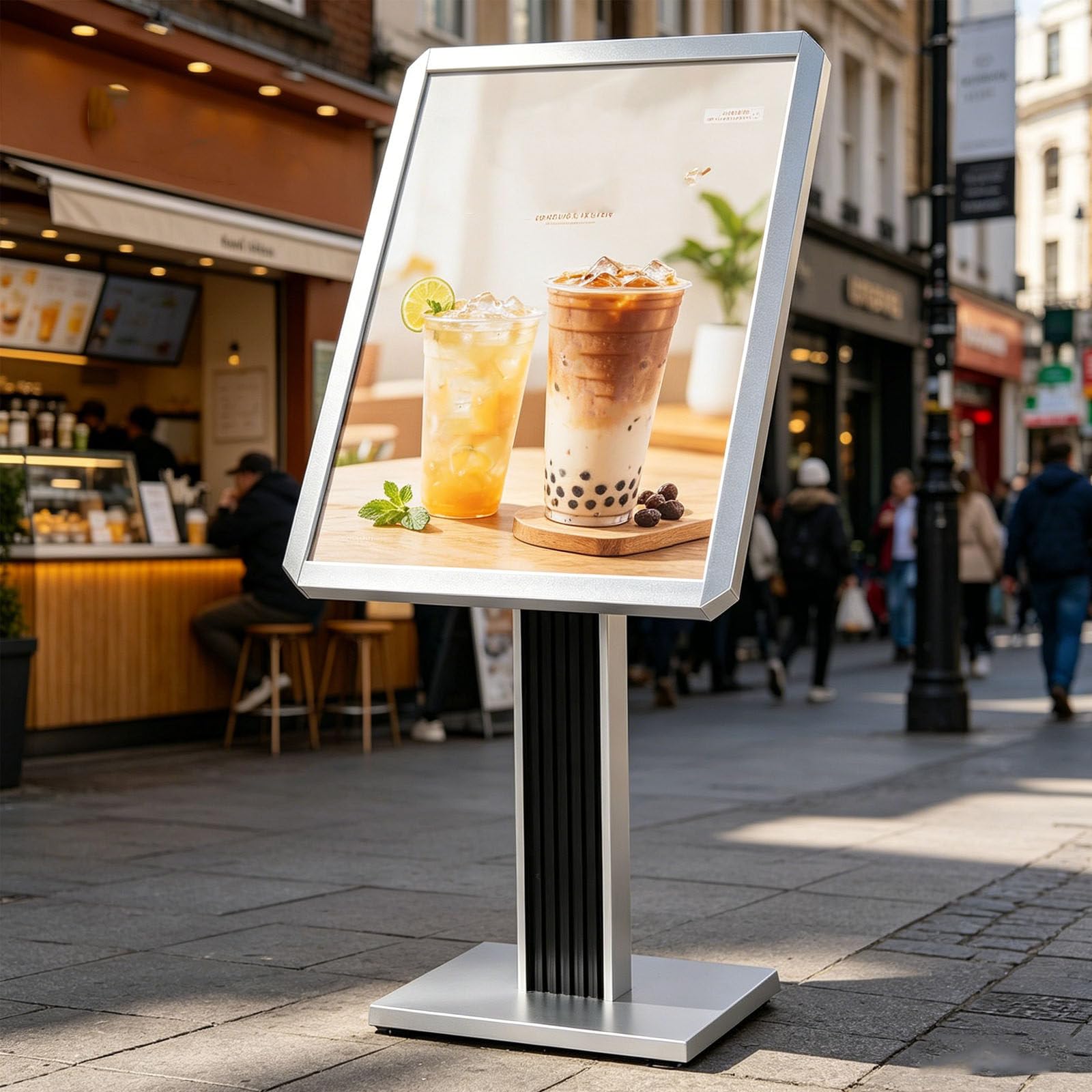 60x80cm verstellbarer Bodenplakatständer für Restaurants