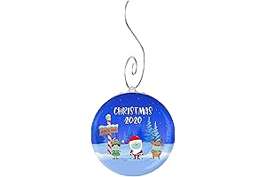 2021 Christmas Ornaments with Santa Claus Mask Home Quarantine