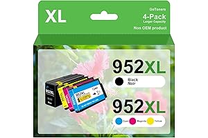 952XL Latest Upgrade Compatible Ink Cartridges Combo Pack for HP Printers