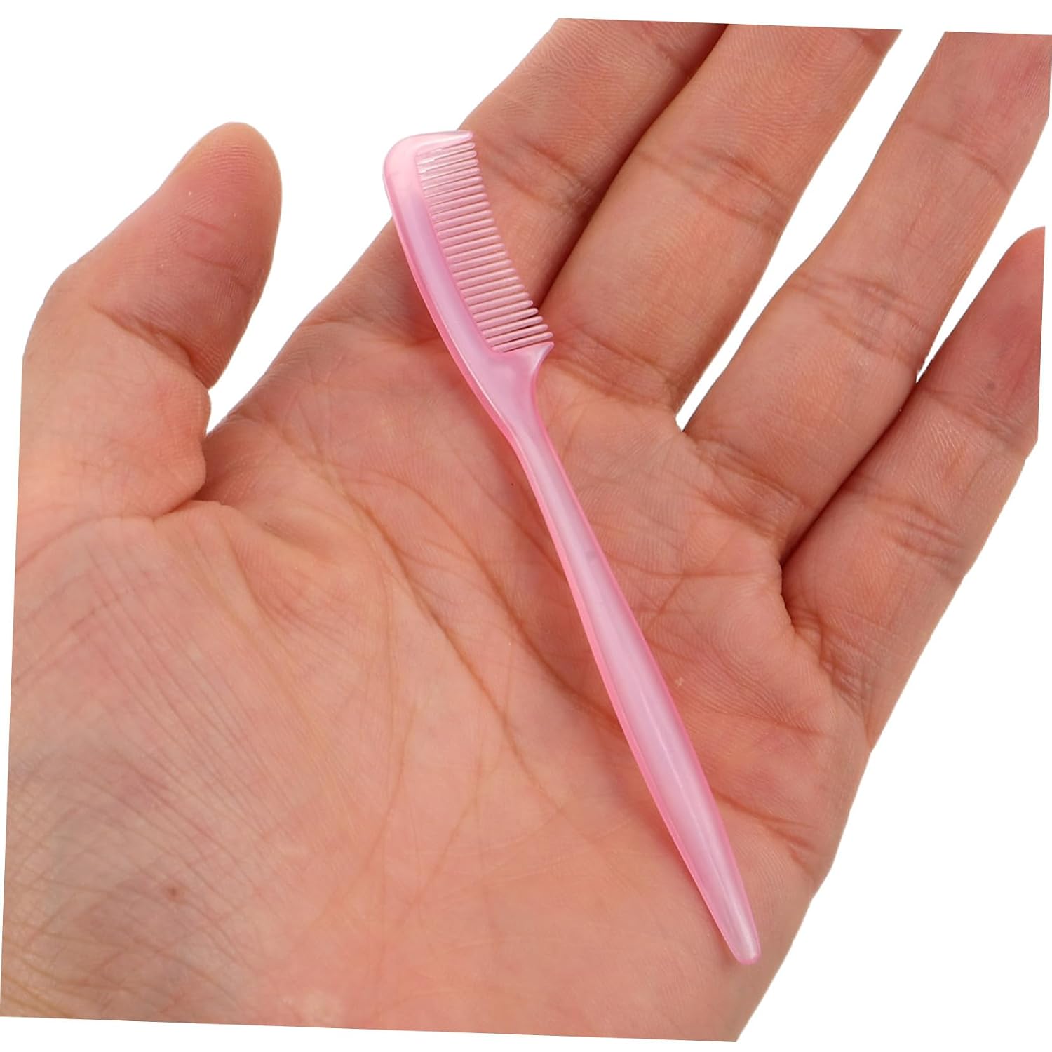 Mini Grooming Combs for Hamsters and Rabbits – Small Pet Shedding and Deshedding Combs, 3.5-inch Plastic Hair Knot Removal Brush for Small Animal Grooming, 20pcs Set (pink Blue)