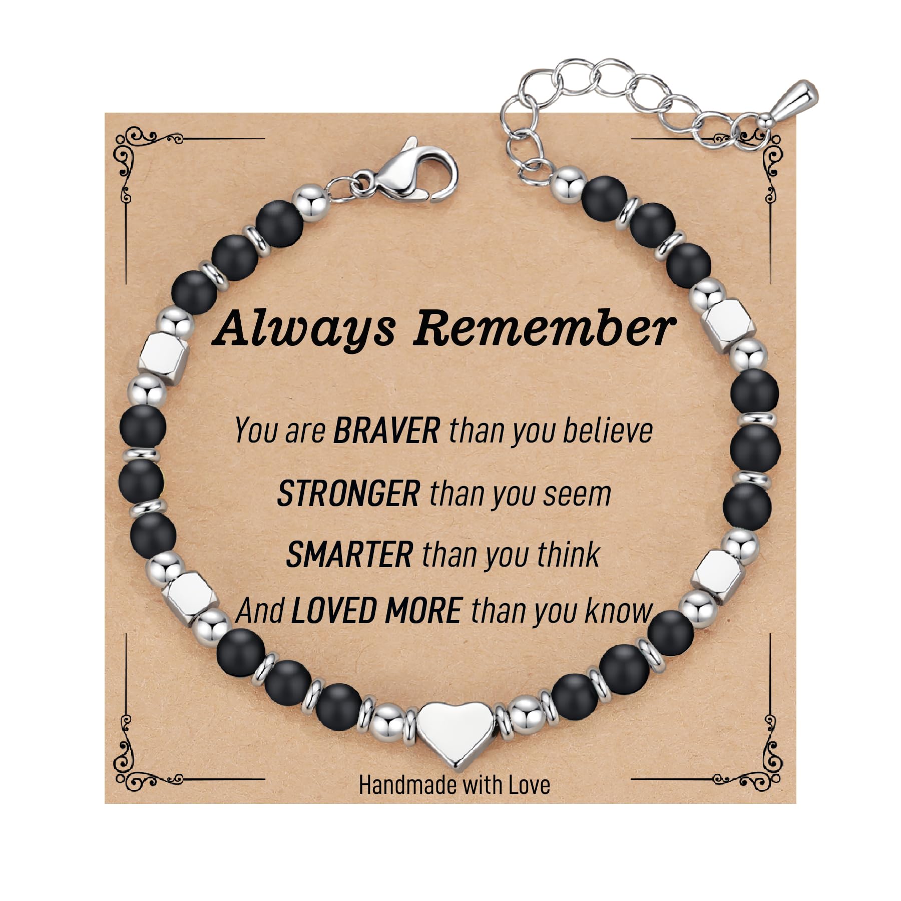 TONY & SANDY Easter Gifts for Kids Teen Girls, Dainty Gemstone Bracelet for Daughter Granddaughter Niece Sister Friend on Birthday Graduation