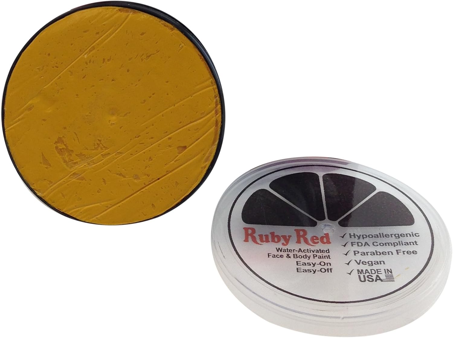 Ruby Red Paint Face Paint, 18 ML Mustard
