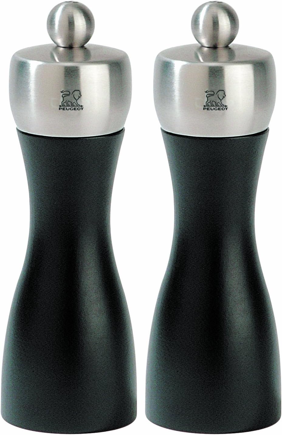 Peugeot Fidji Salt & Pepper Mill Set, Beechwood & Stainless Steel