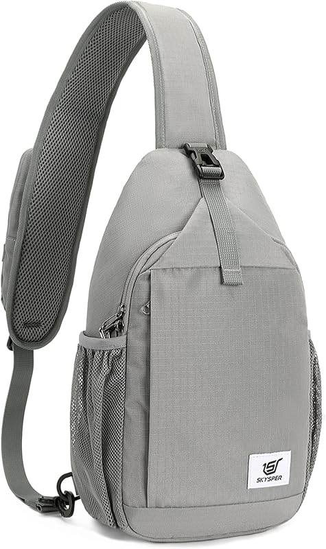 SKYSPER Sling Bag RFID Cross Body Bag Mochila bandolera reciclada Mochila de viaje