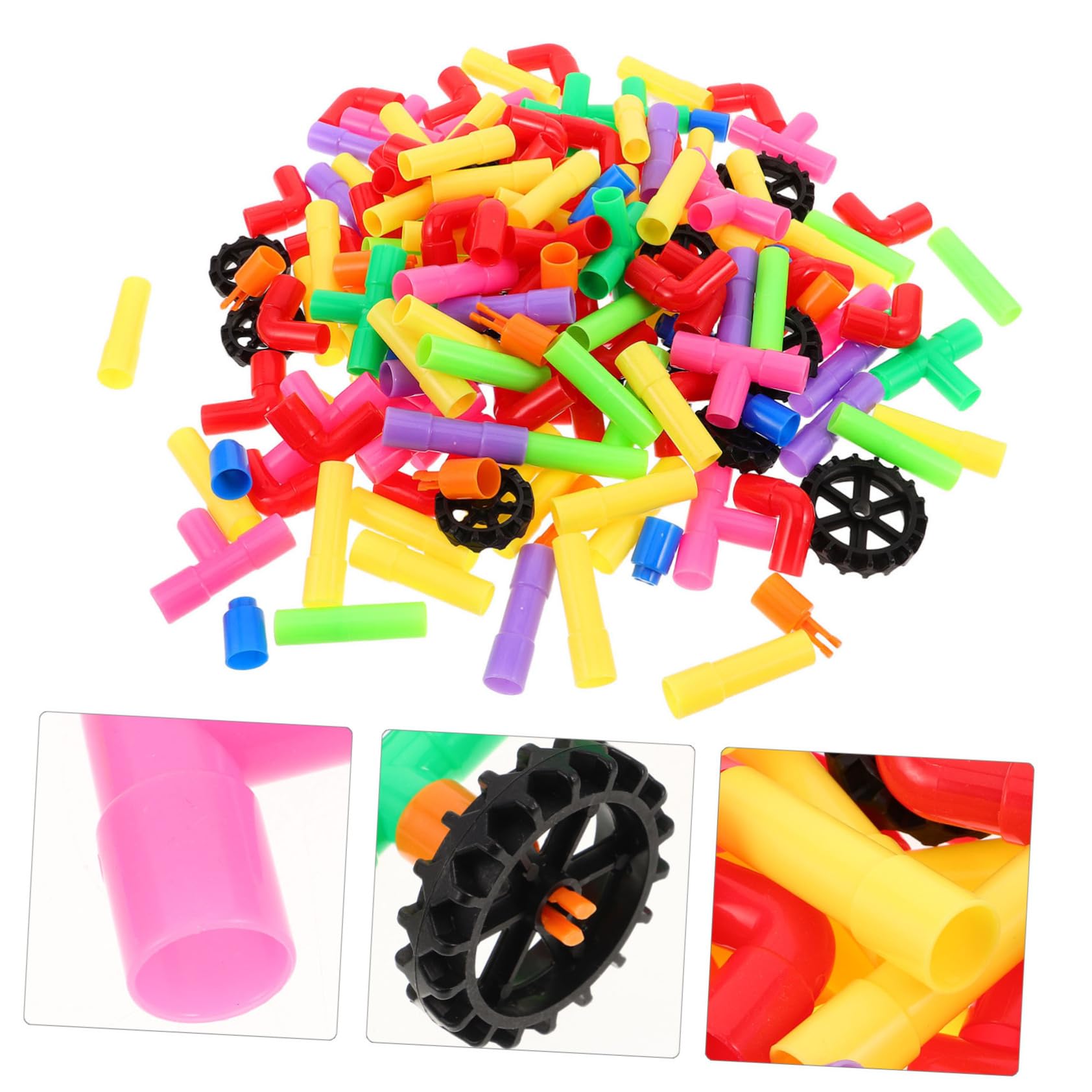 ERINGOGO 1 Set Giocattoli Con Tubi D'Aria Blocchi Costruzione Per - Giocattoli Educativi Divertenti Da Montare Per L'Immaginazione E L'Apprendimento Prescolare