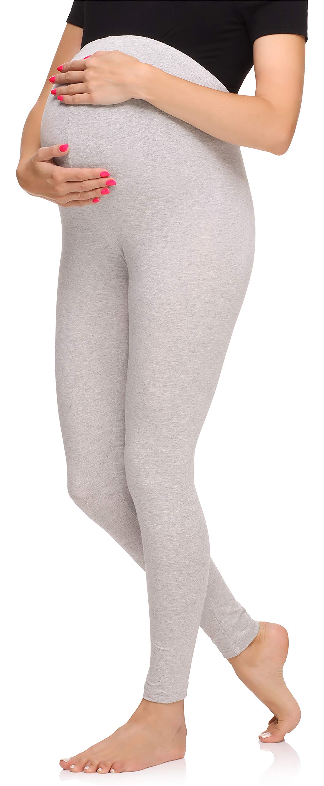 Merry Style Damen Lange Umstandsleggings aus Viskose MS10-297