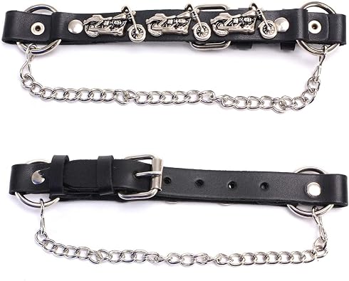 Milwaukee Leather Boot Chains Collection for Motorcycle & Western Boots - Includes 1 Item Only (QTY 1)