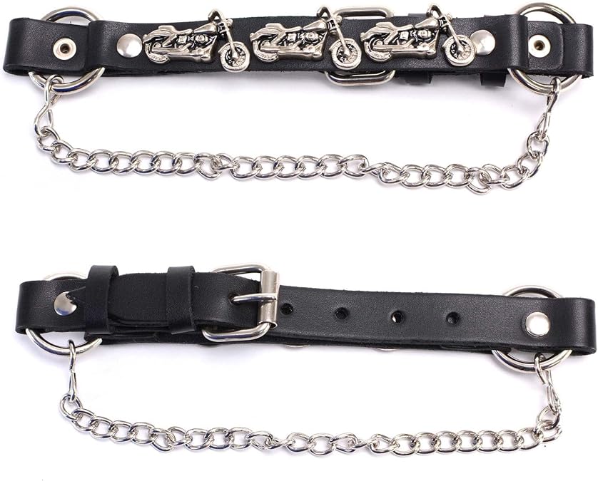 Milwaukee Leather Boot Chains Collection for Motorcycle & Western Boots - Includes 1 Item Only (QTY 1)