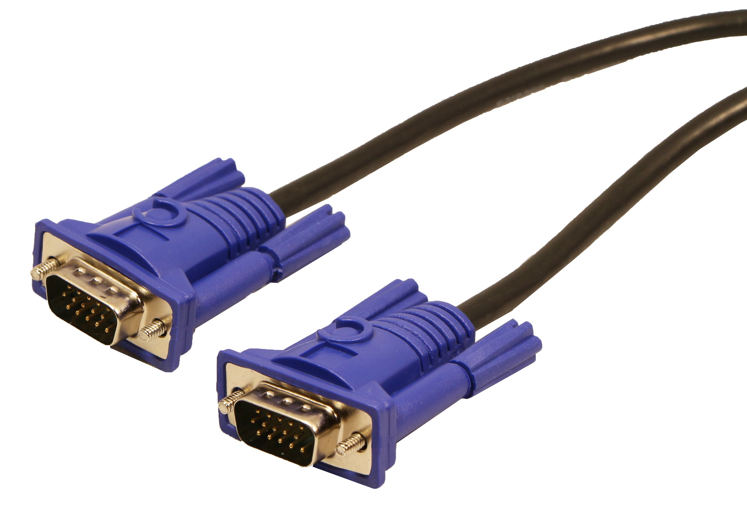 VGA Cable 50ft - Computer Monitor Projector PC TV Cord 15 PIN - Tupavco TP119...