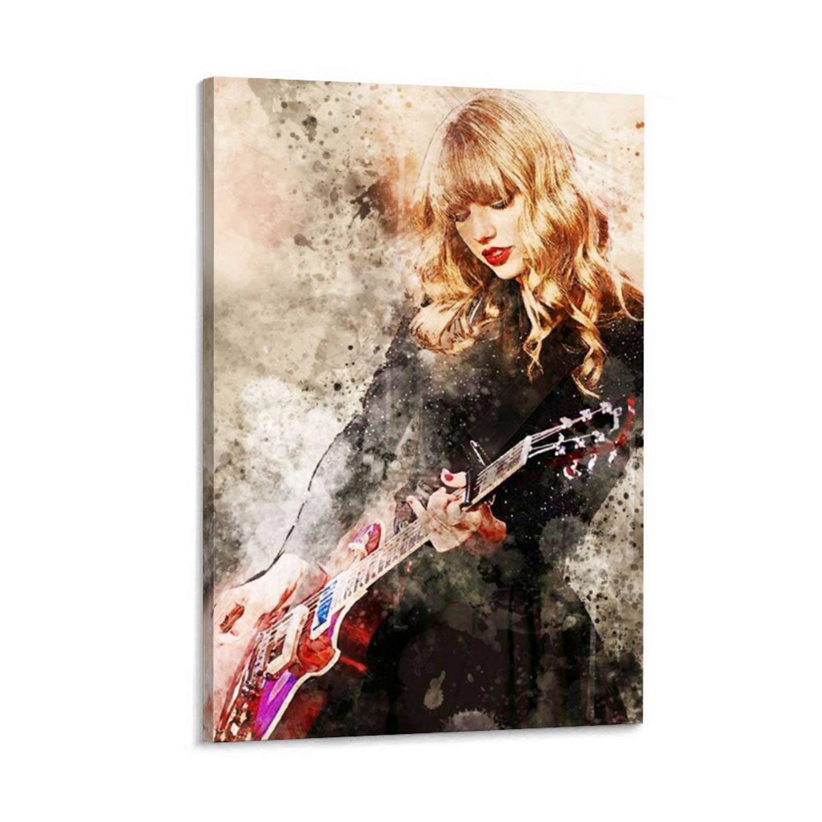 Wall Art Taylor Swift Painting on Canvas Stretched Frame-style1 Canvas Paintings Ready to Hang for Home Decorations Wall Decor 12x18inch(30x45cm)