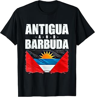 Antigua And Barbuda Flag Emblem T-Shirt