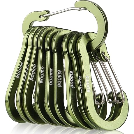 Booms Fishing Mini Biner: Versatile and Enduring Carabiner Clips for Vast Applications
