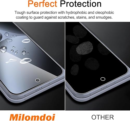 Miniatura 4 de Milomdoi Paquete de 3 protectores de pantalla de vidrio templado para Google Pixel 10 Pro Fold con 3 protectores de lente de cámara, accesorios