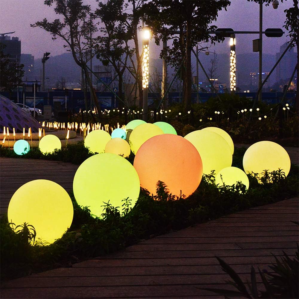 6-Inch Floating Pool Light, Recharable LED Ball Light, Remote