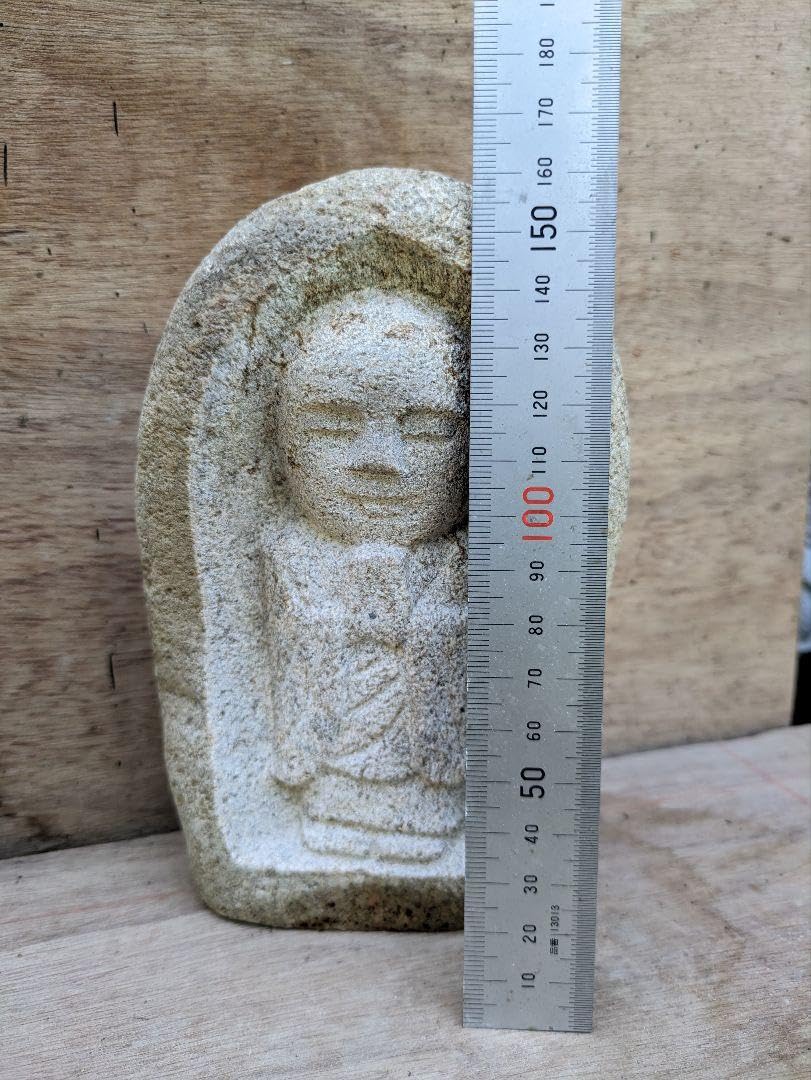 石仏、地蔵、地蔵菩薩、合掌地藏、倉田辰彦作 石仏、地蔵、合掌地蔵、自然石地蔵、倉田辰彦作