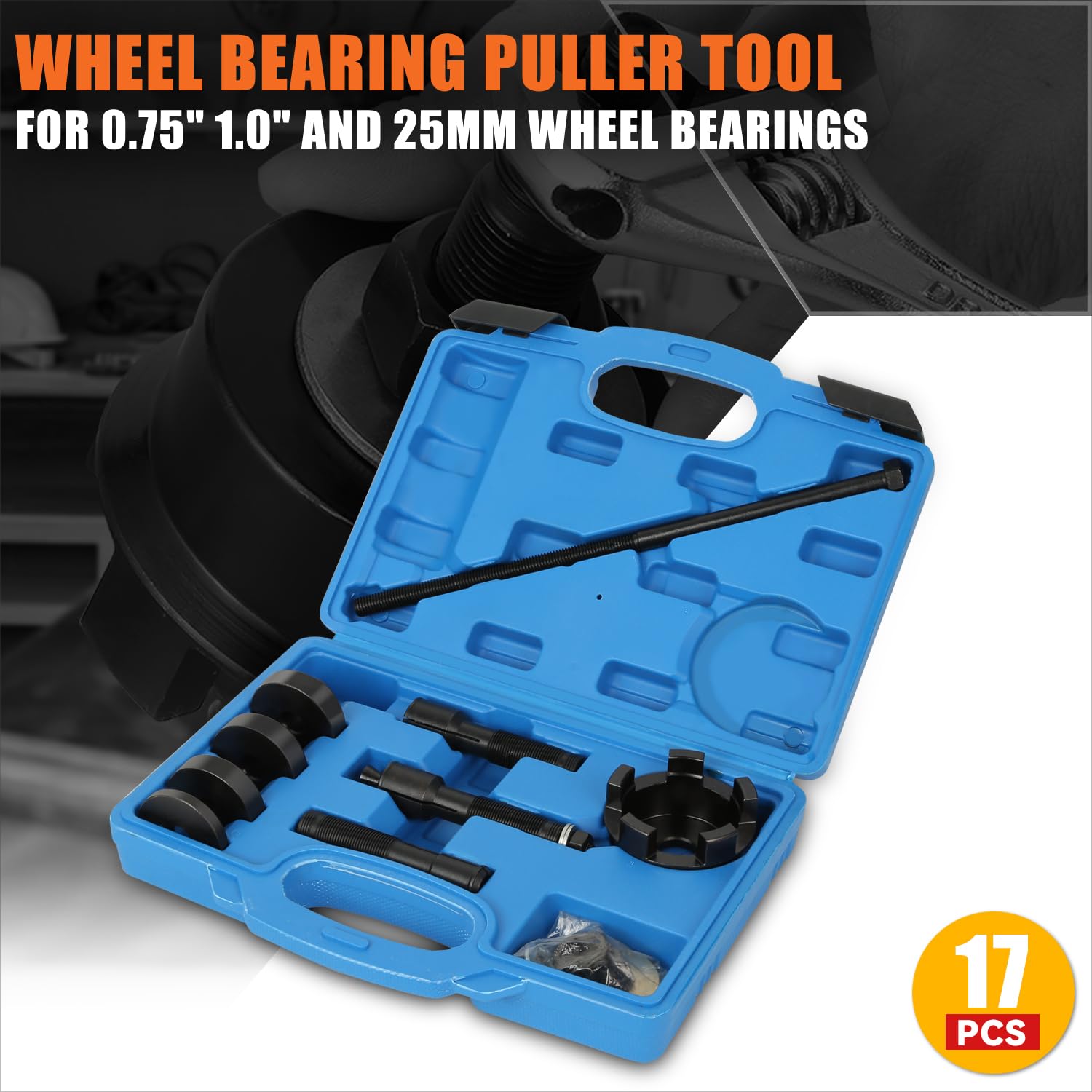 PM PERFORMOTOR Universal Wheel Bearing Puller Tool Kit, Compatible with 2001-2020 Sportster, Twin Cam, Vrsc, and Most Harley-Davidson Motorcycles, Fit Harley Davidson 0.75