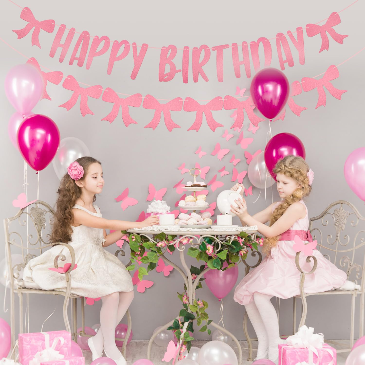 Fiocco Rosa Sfondo , 180x110 Cm Decorazioni Per Feste Di Compleanno A Tema Fiocco Sfondo In Tessuto Per Compleanno Coquette Per Decorazioni Per Feste Sfondo Frozen Compleanno