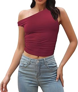 Traje aeróbico delgado monocolor manga corta verano cuello cuadrado camiseta casual peto negro mujer