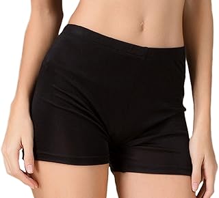 MESHIKAIER Women Plain Underwear 100% Mulberry Silk Boxer Shorts Seamless Briefs Panties Hipster
