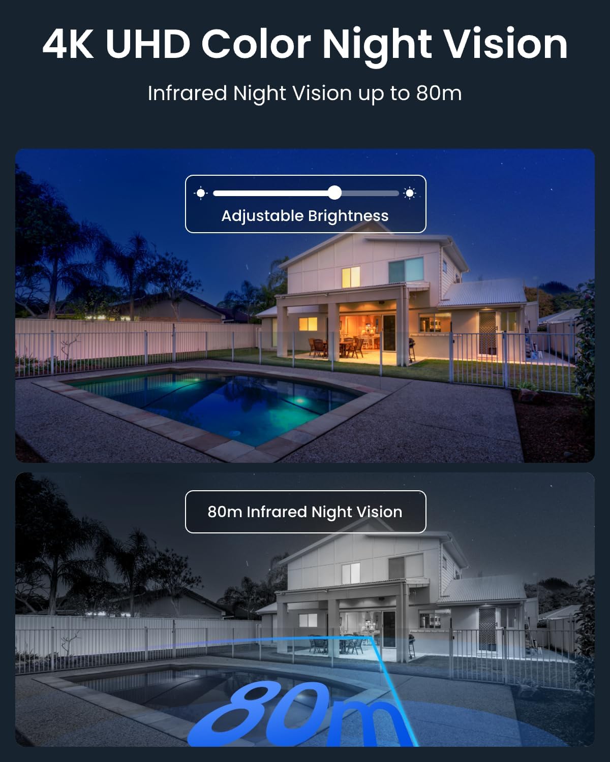 REOLINK RLC-823S2 Smart 4K/8MP UHD PTZ Security Camera with Cutting-Edge 16X Optical Zoom and 3D Zoom, Color Night Vision with Spotlights, Person/Vehicle/Animal Detection, 2 Way Talk, 24/7 Recording - Image 3