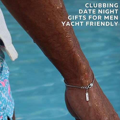 Miniatura 6 de Men's Bracelets - Bracelet for Men Unisize l Spanish (pulseras para hombres de plata), Alternative Sterling Silver Bracelets for Women and Men,