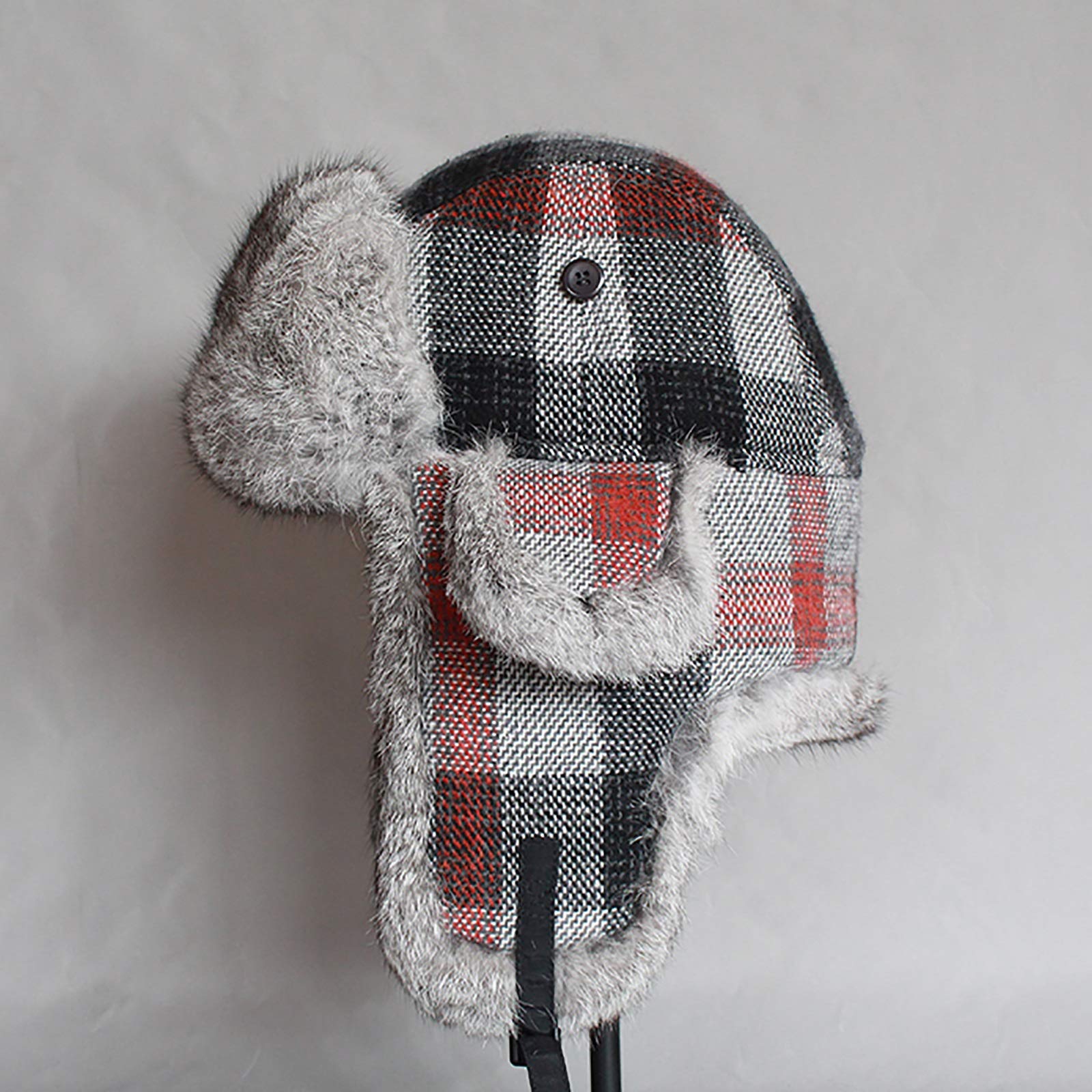 Cappelli invernali, Bomber Cappello Aviatore Bomber Capper Hat Capper Berretto pilota spesso Tenere caldo inverno per skate ski