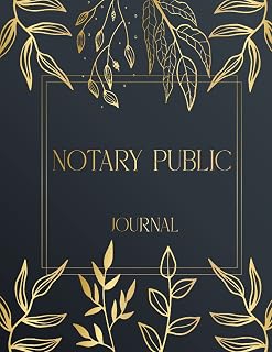 Notary Public Journal: Notarial Record Book | Notary Journal | For Recording Notarial Acts | For Notaries | Notarial Journal | Notary Log Book | ... Acts | A Great Gift Idea for Notaries!