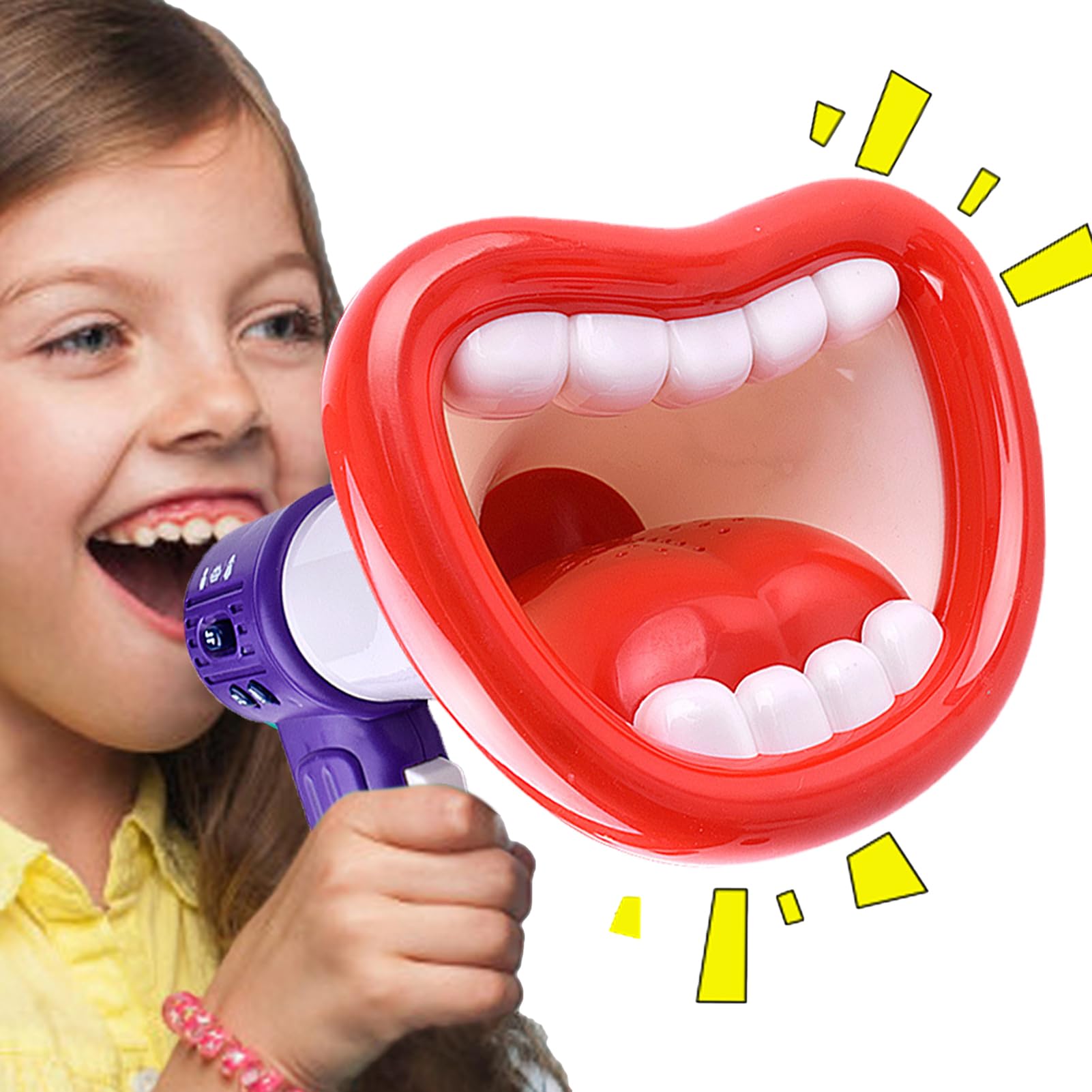 Altavoz del Cuerno, Altavoz del megáfono, Grabadora de Voz novedosa para niños, Pequeño Altavoz del megáfono, del micrófono del PDA para los niños de Las Muchachas de los niños
