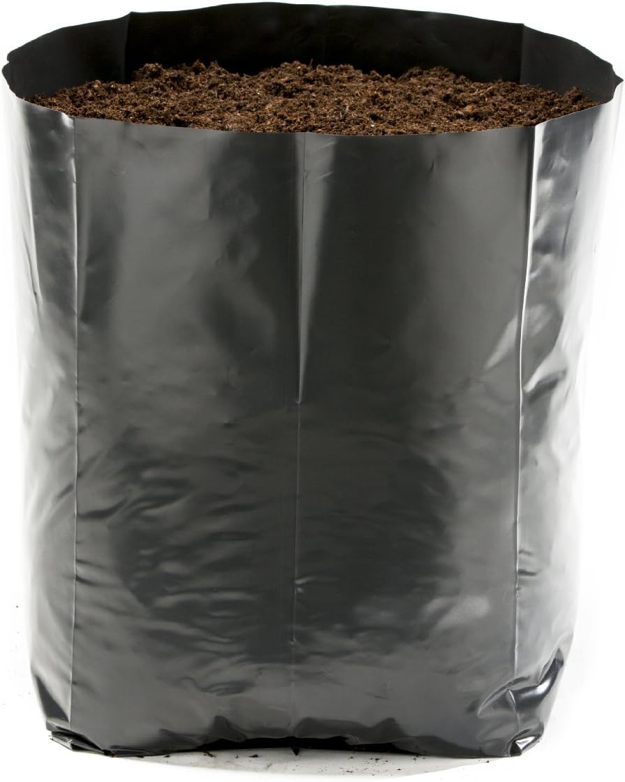 Hadopots 4L Polythene Plant Pots (Pack of 50)