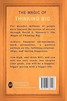 The Magic of Thinking Big