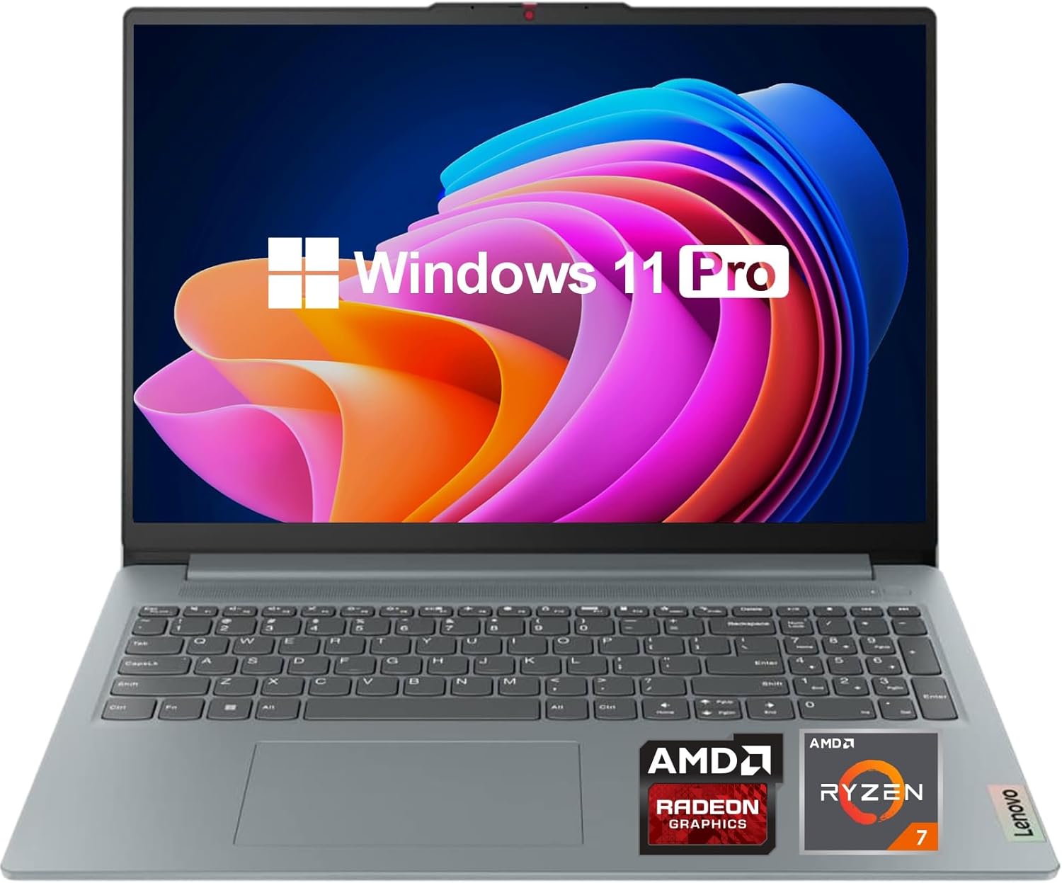 Lenovo IdeaPad Slim 3 Business Laptop | 8-Core AMD Ryzen 7 7730U (Up to 4.5GHZ Beats i7-1355U) | 15.6" FHD | Military Durability | 16GB RAM | 2TB PCIe SSD | SD Card Reader | WiFi 6 | Windows 11 Pro