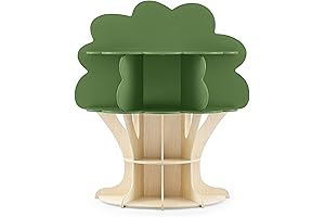 homfa Tree Bookcase - Greenguard Gold Certified for Enhanced Safety
