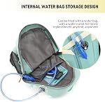 Sac à dos de randonnée et de camping imperméable de 40L avec housse de pluie, sac de voyage léger pour l'escalade et le ski