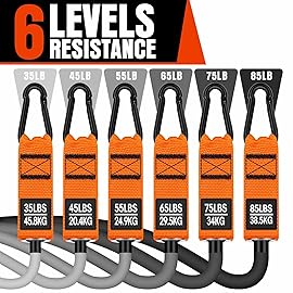 Heavy Resistance Bands for Working Out, 360LBS Exercise Bands with Handles, Workout Bands for Men, Weight Fitness Bands Set for Muscle Training, Strength, Slim, Yoga, Home Gym Equipment