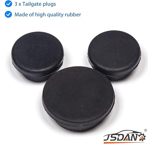 Miniatura 7 de 68194821 68194821AA compatible con Jeep Wrangler JL JK JKU 2007-2018 tapón de goma de drenaje de piso (4 piezas)