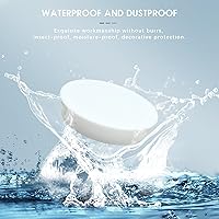 Vista 6 de 2 In/50 mm Plastic Plugs for Round Holes, White Screw Hole Cover Flush Type Snap in Locking Fastener Covers Caps for Sheet Metal Panels Tube Kitchen