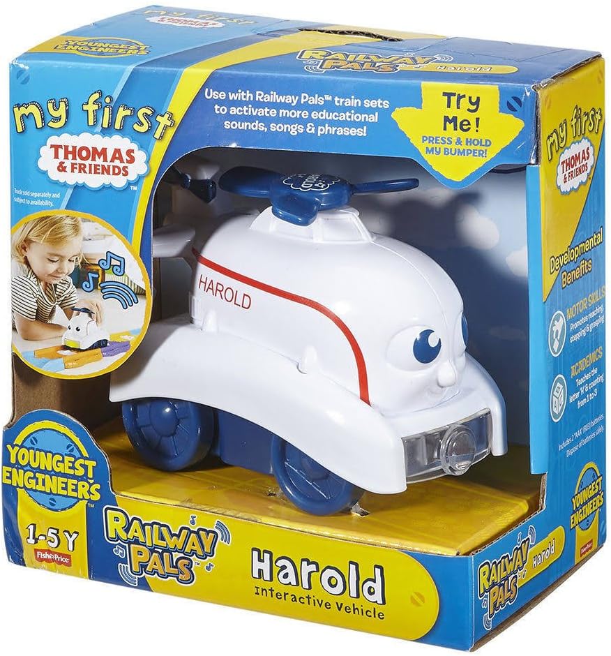 Fisher-Price My First Thomas Railway Pals Harold Interactive Train