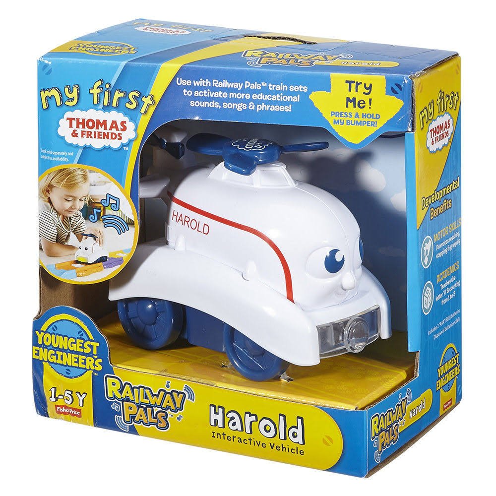 Fisher-Price My First Thomas Railway Pals Harold Interactive Train