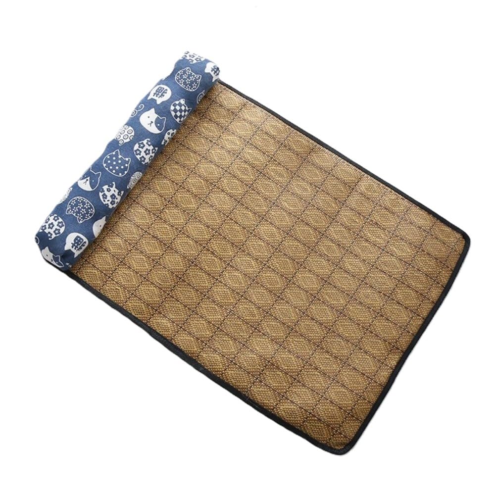 Tapis rafraîchissant en rotin pour soulager votre chien du sol chaud en été