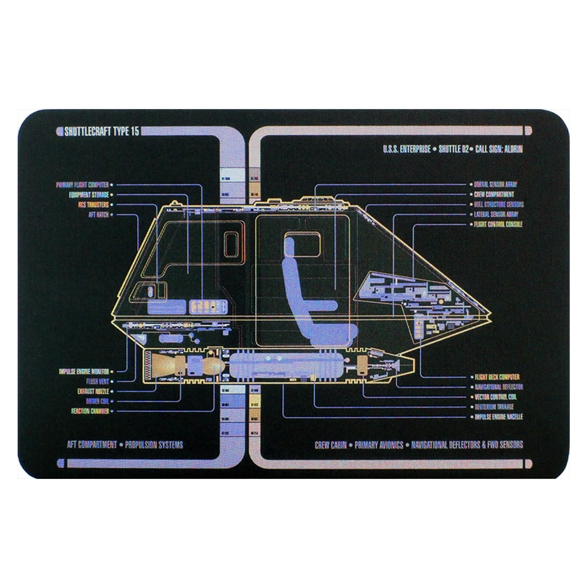 Eaglemoss Star Trek Raumschiffe Replik Shuttlecraft Typ 15 Aldrin NCC-1701-D 02