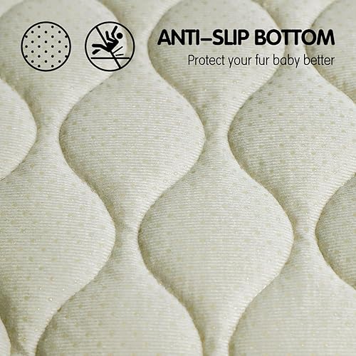 Miniatura 3 de Furrybaby - Colchón para perro con base antideslizante lavable a máquina, camita suave para mascota
