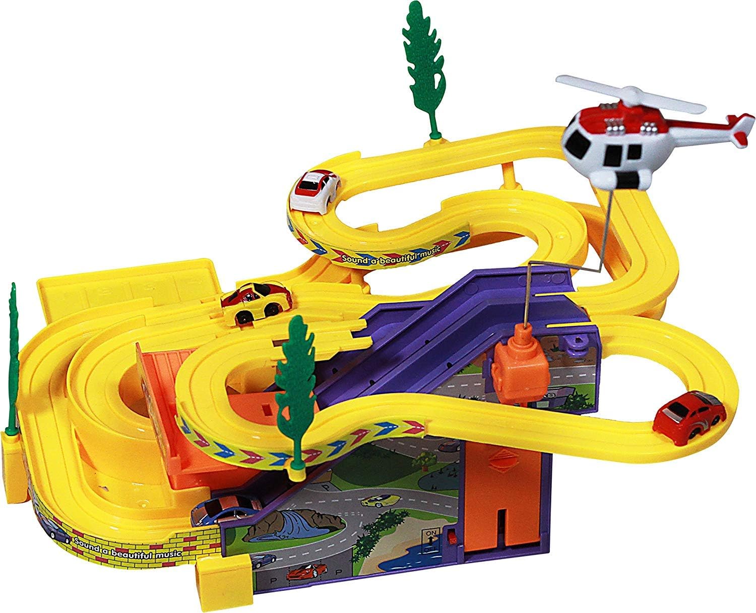FunBlast Track Racer Racing Cars Toy for Kids - Ramp Racing Toy Car Track Set, B/O Ramp Racing 4 Pcs Gliding Cars & Track Racer with Sound & Lights for 3+ Years Kids, Toys & Games for Kids (B0CDWP9S59) Amazon Price History, Amazon Price Tracker
