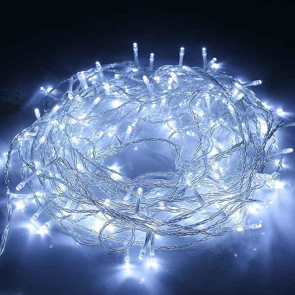 SYCEES 200 LED Christmas Lights 23M