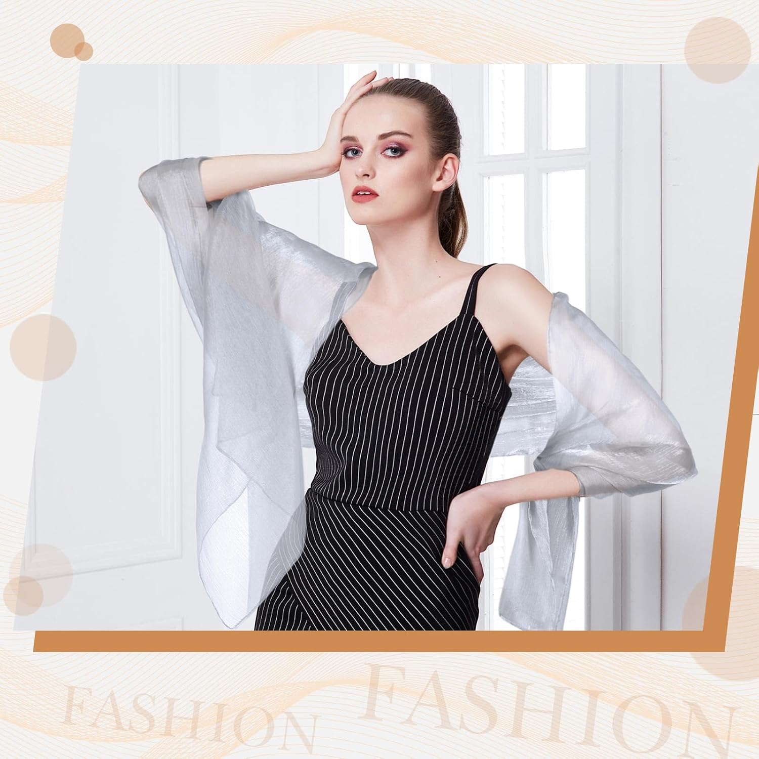 Knitgrip Shawls and Wraps for Evening Dresses Women Shawls and Wraps Scarf for Bridal Wedding Dressy